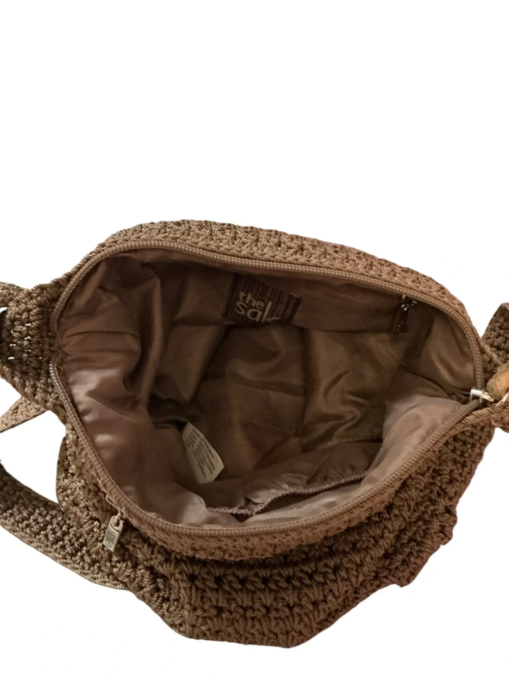 The Sak  Handwoven Crochet Crossbody Bag